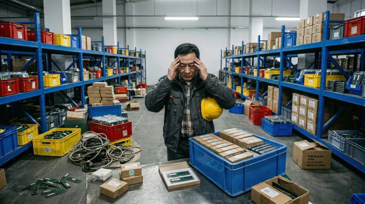 Krach na chińskim rynku pamięci RAM. Ceny zanurkowały o ponad 30%