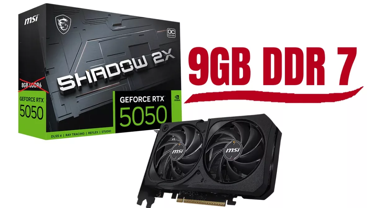 NVIDIA GeForce RTX 5050 z 9GB pamięci GDDR7 trafi do sklepów w lipcu 2026?